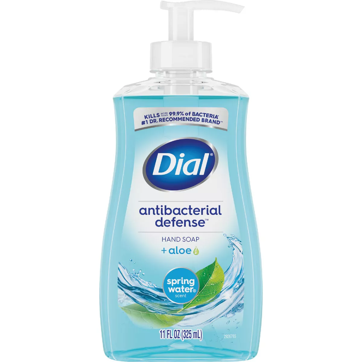 Dial Antibacterial Defense 11 Oz. Spring Water Liquid Hand Soap