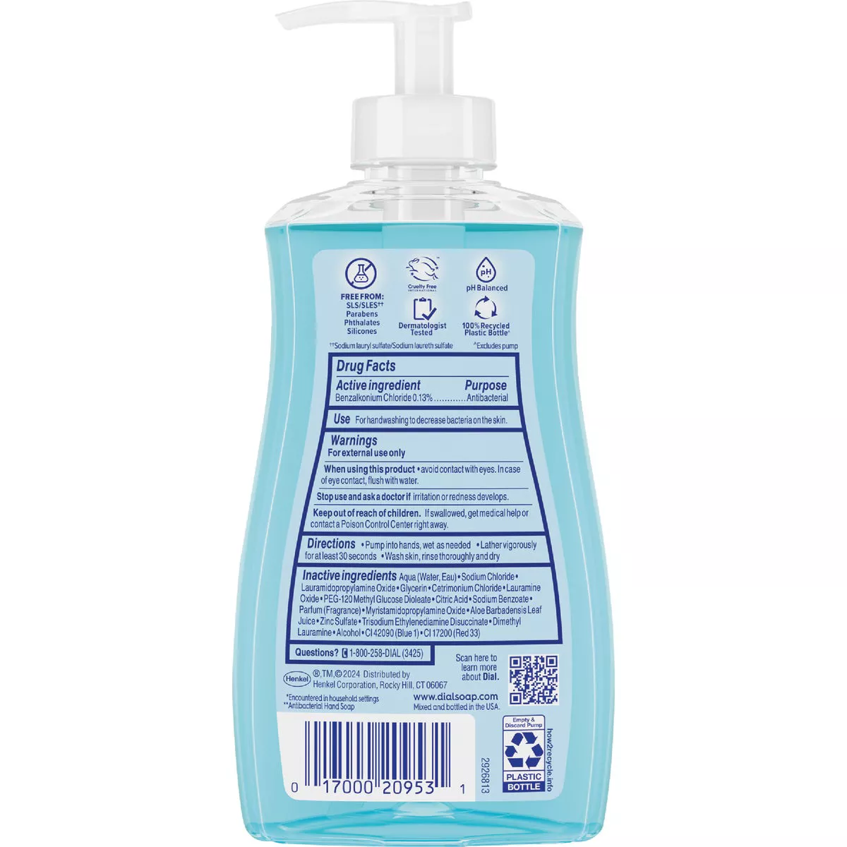 Dial Antibacterial Defense 11 Oz. Spring Water Liquid Hand Soap - photo 2