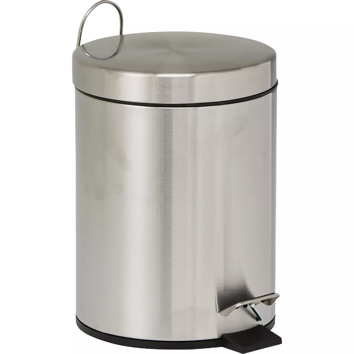 Ninestars 1.3 Gal. Foot Pedal Round Trash Can