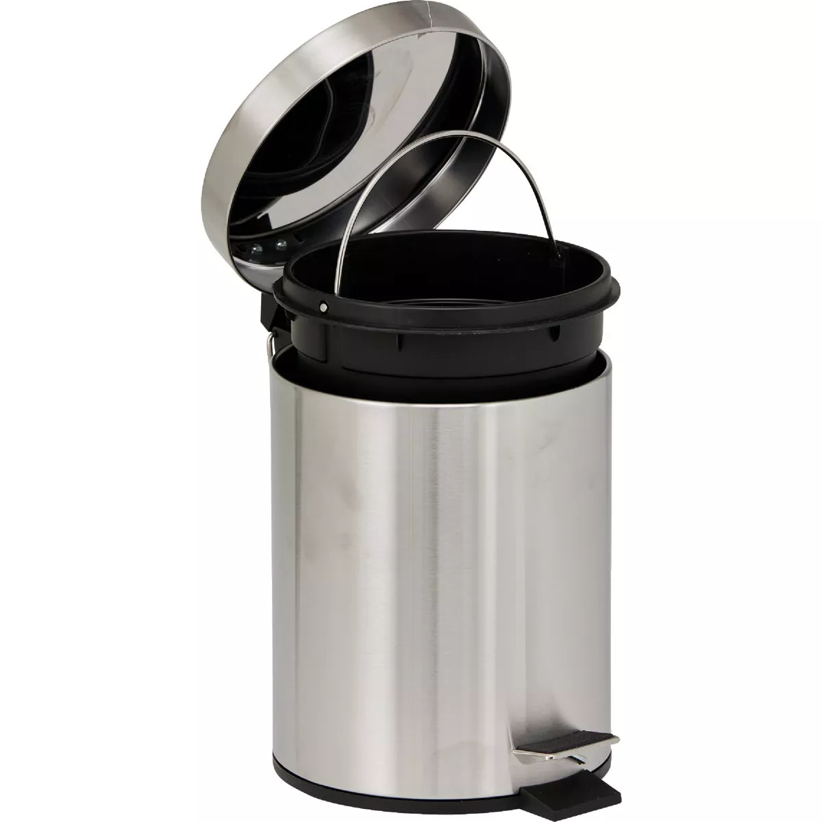 Ninestars 1.3 Gal. Foot Pedal Round Trash Can - photo 3