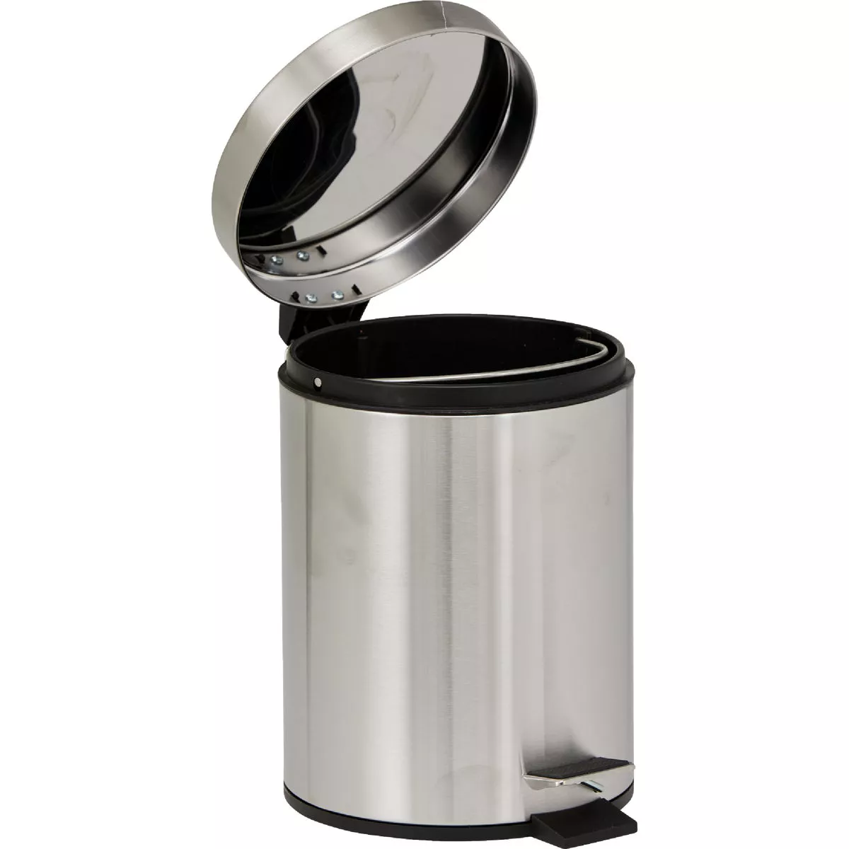 Ninestars 1.3 Gal. Foot Pedal Round Trash Can - photo 4