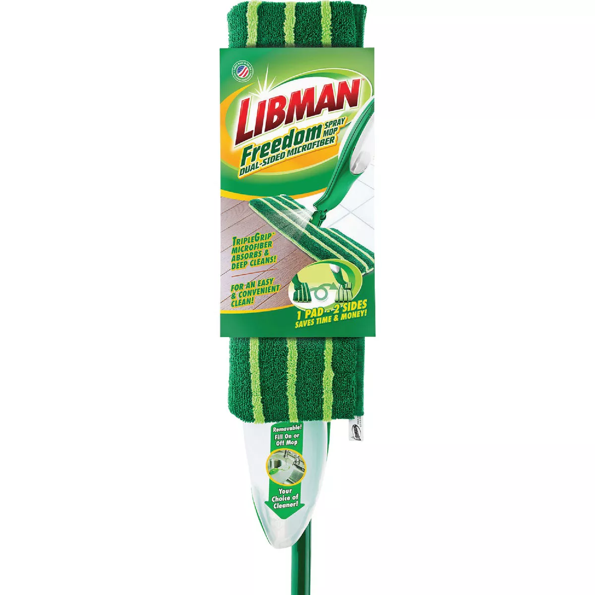 Libman Freedom Dual Sided Microfiber Spray Mop - photo 2