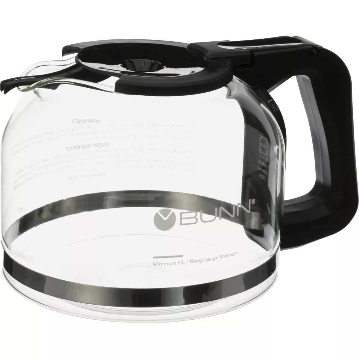 Bunn Drip Free 10 Cup Black Glass Replacement Coffee Decanter - photo 3
