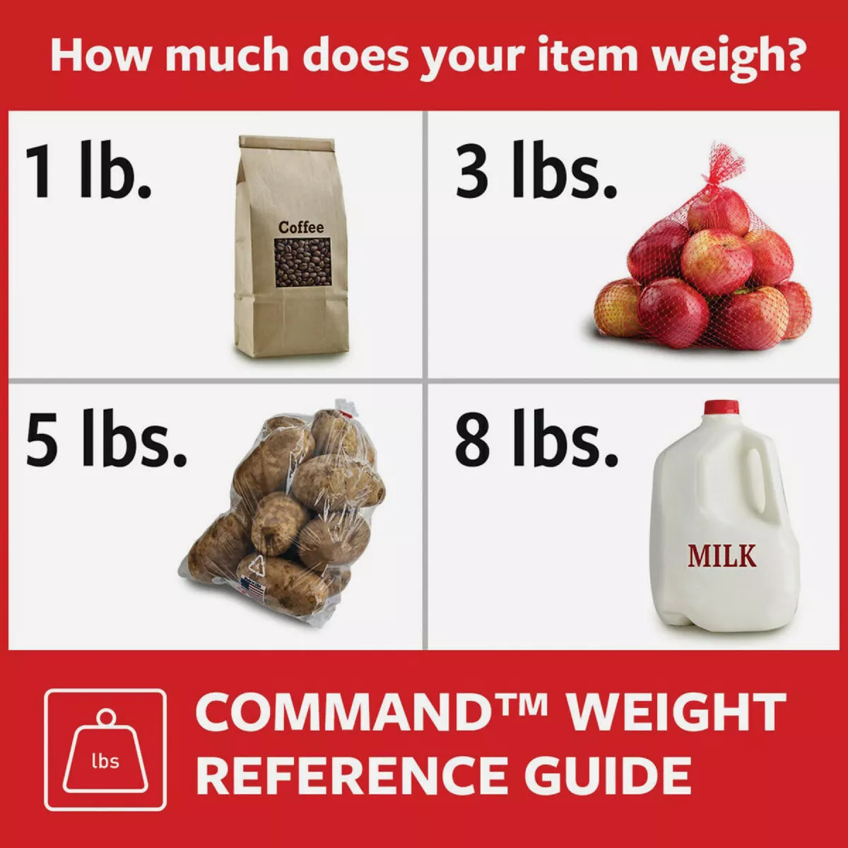 Command Small Utility Hook, White, 2 Hooks, 4 Strips - photo 6