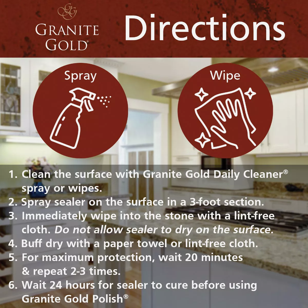 Granite Gold 24 Oz. Granite Sealer - photo 5