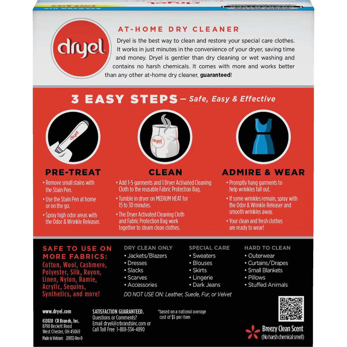 Dry cleaning at home in your dryer