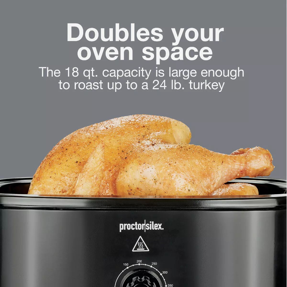 Proctor Silex 18 Qt. Black Electric Roaster With Self Basting Lid - photo 4