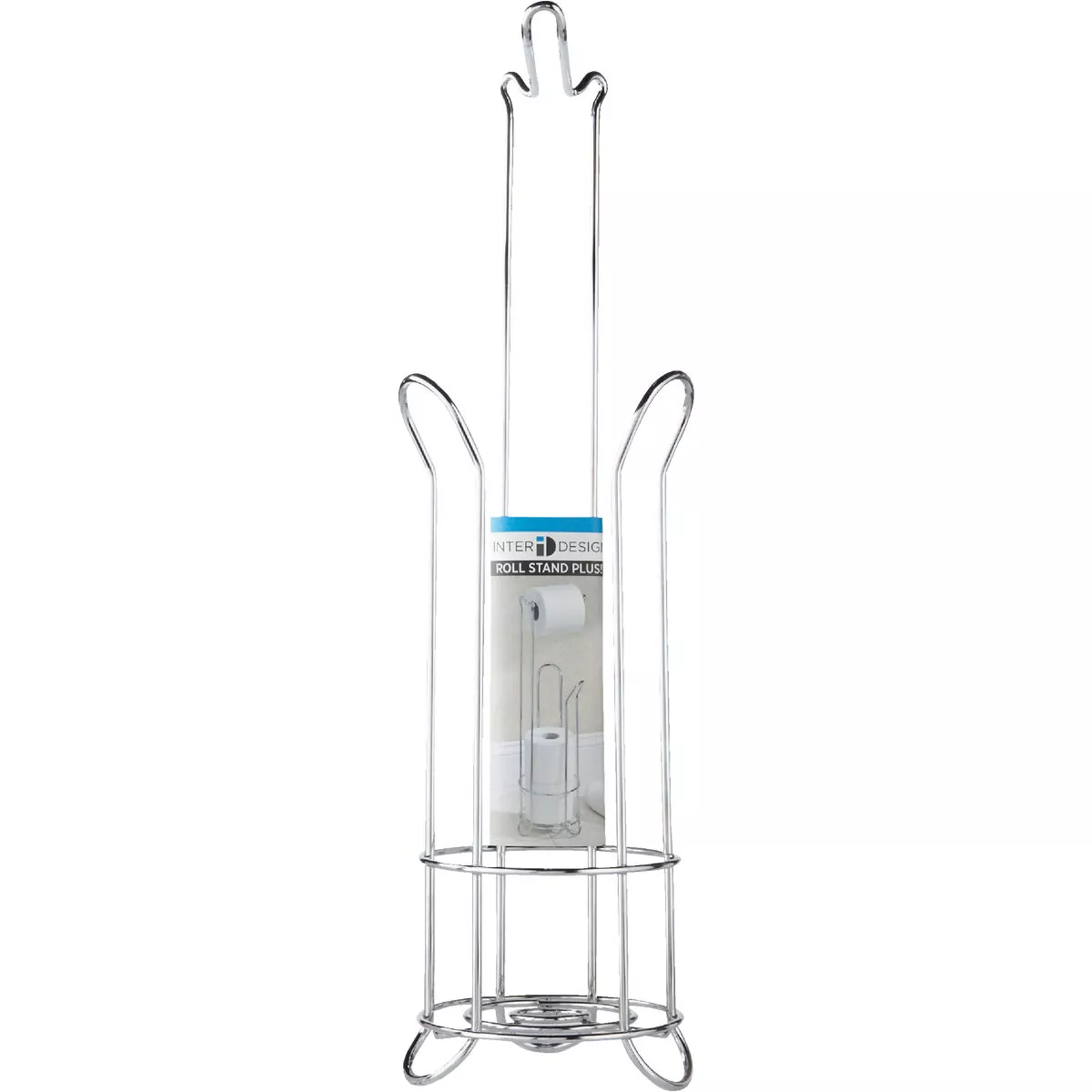 iDesign Classico Chrome Freestanding Toilet Paper Holder - photo 2