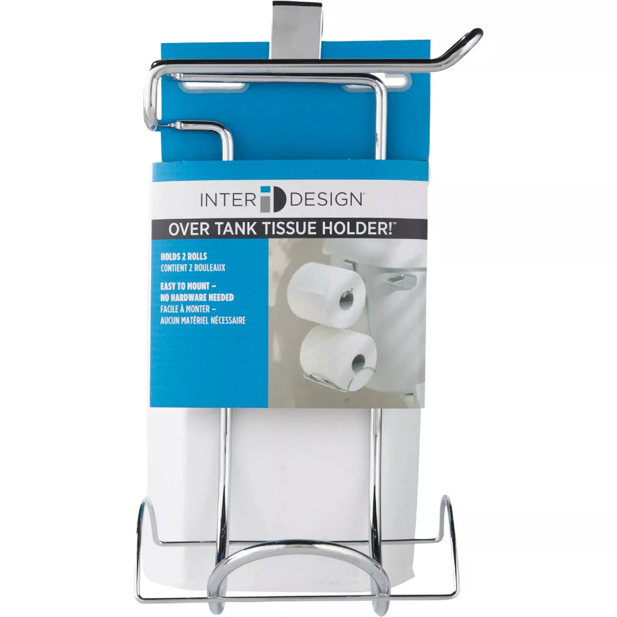 iDesign Classico Chrome Over-the-Tank Toilet Paper Holder - photo 2