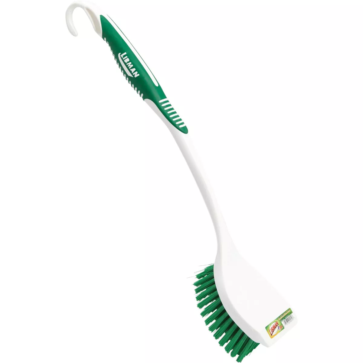 Libman 17.63 In. 95% Recycled PET Water Bottles Sanoprene Handle Scrub Brush - photo 2