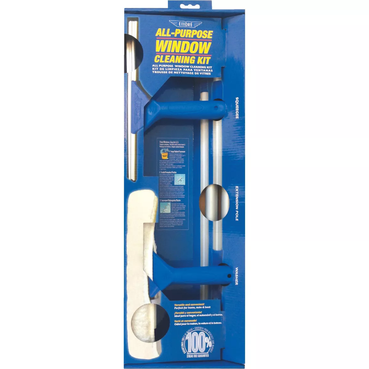 Ettore Rubber Window Cleaning Kit (5-Piece) - photo 2