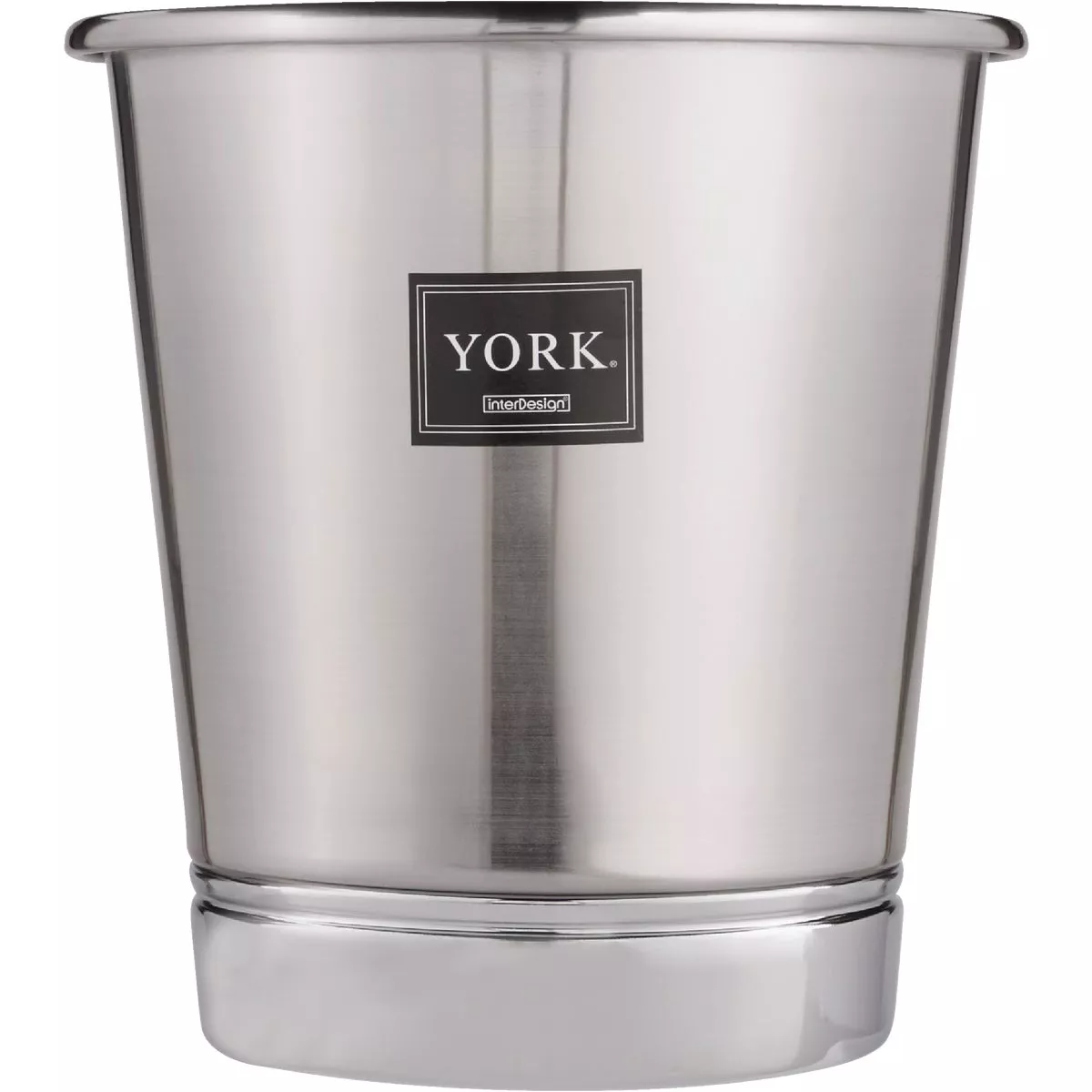 York 2 Gal. Silver Metal Wastebasket - photo 2