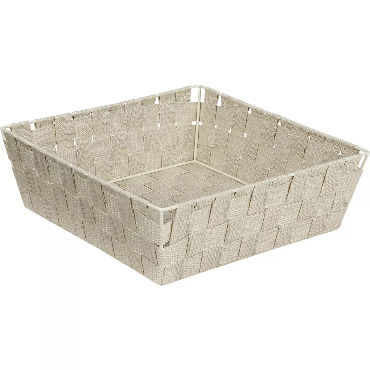 Home Impressions 11.75 In. x 3.75 In. H. Woven Storage Basket, Beige