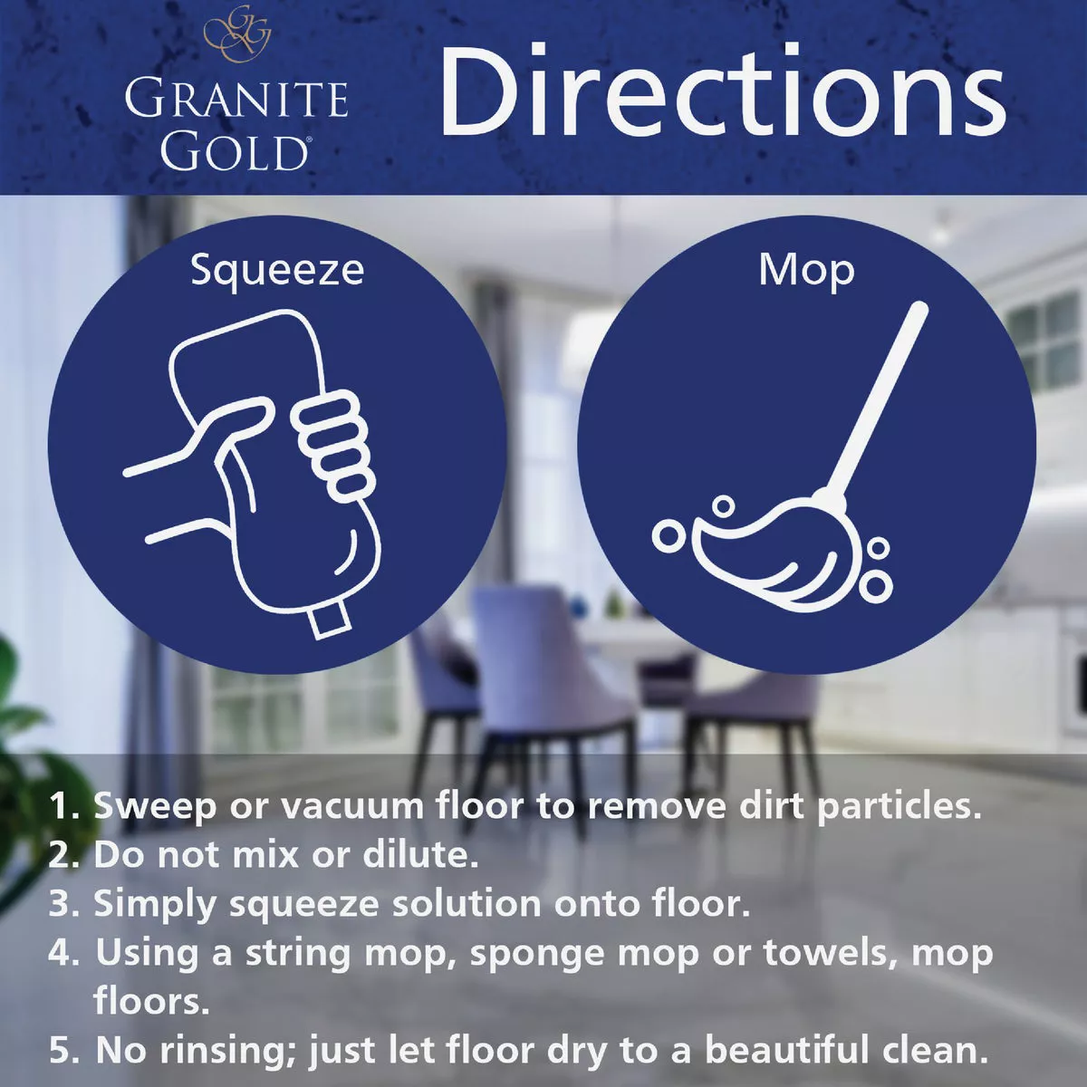 Granite Gold 32 Oz. Squeeze and Mop Floor Cleaner - photo 6
