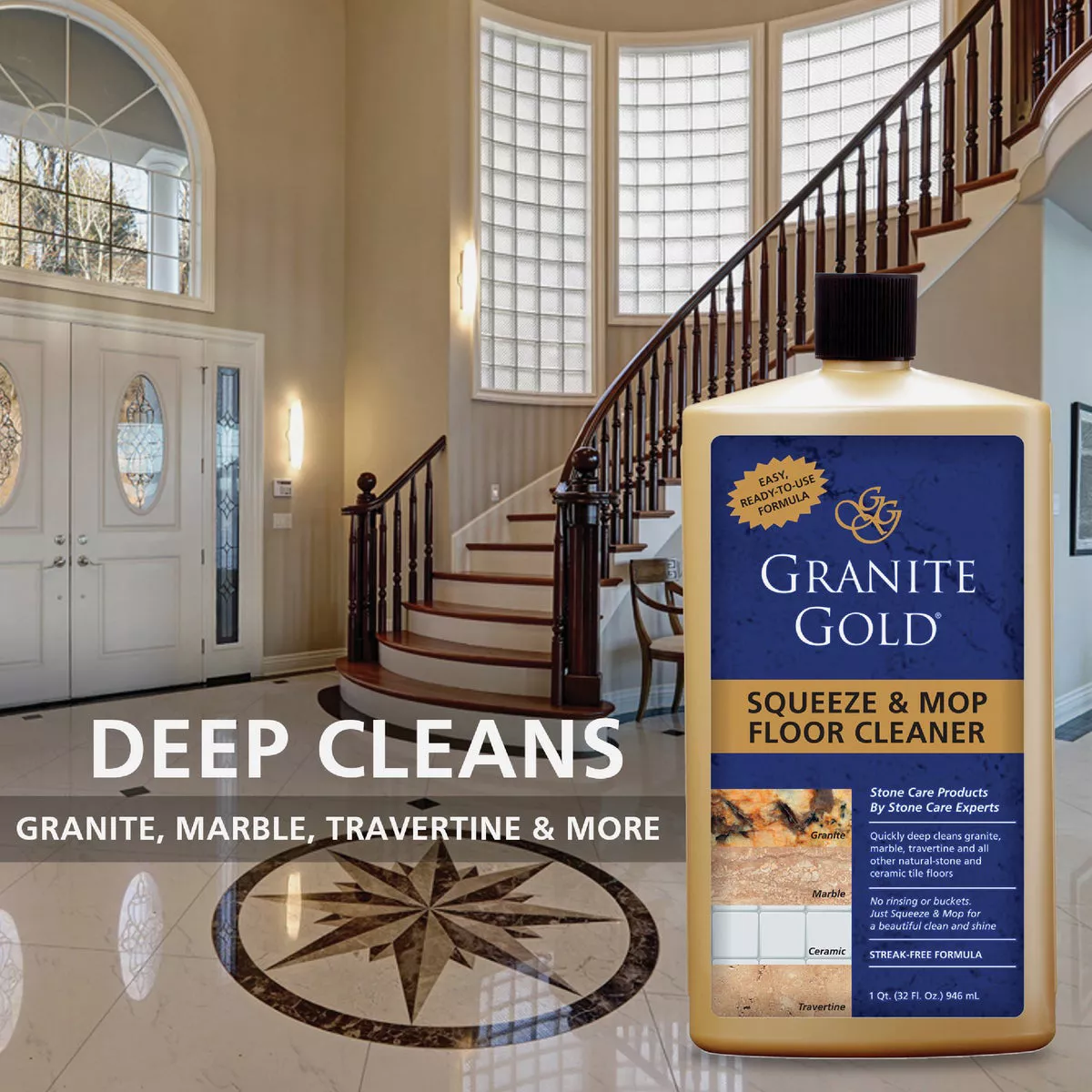 Granite Gold 32 Oz. Squeeze and Mop Floor Cleaner - photo 3