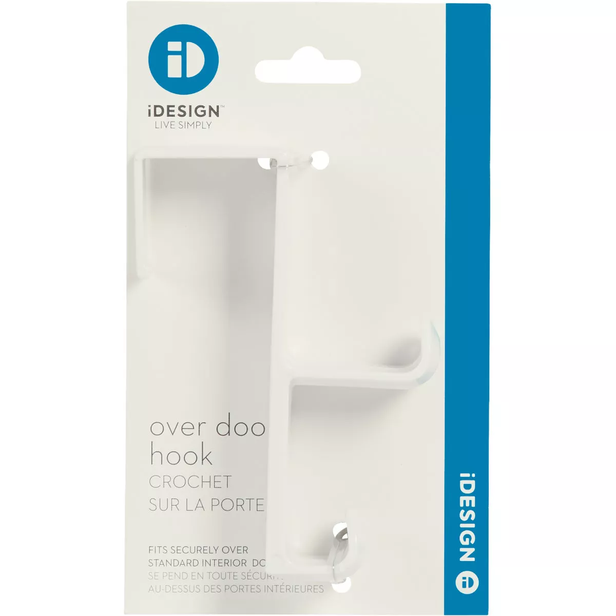 iDesign Plastic White 1 In. Over-the-Door Hook - photo 2