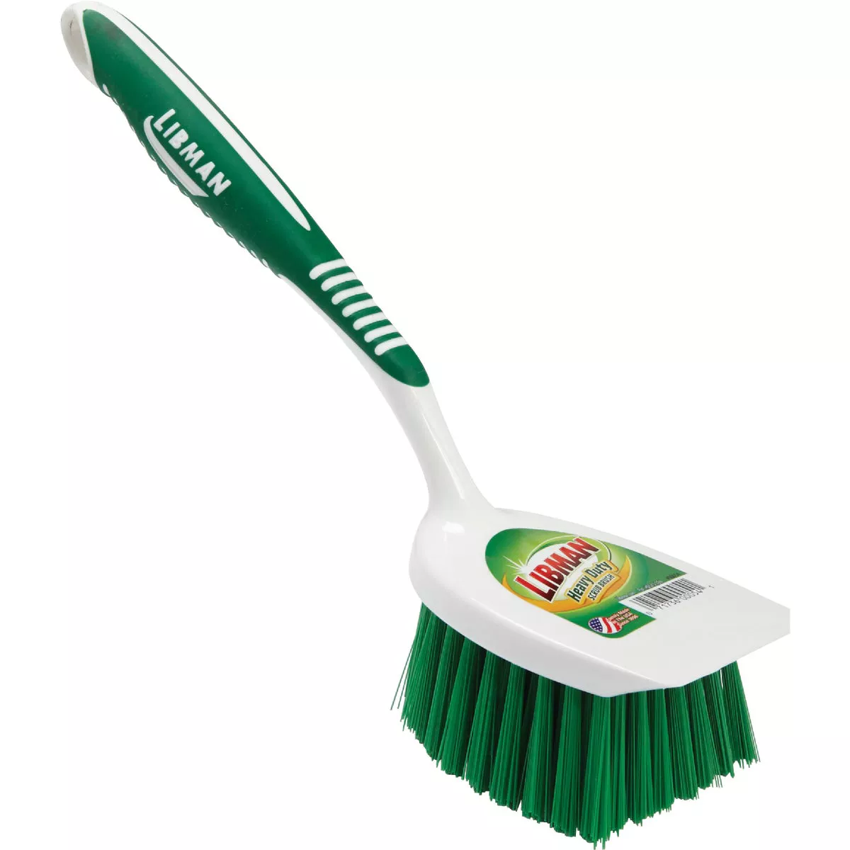 Libman 11.13 In. 95% Recycled PET Water Bottles Bristle Polypropylene Plastic Scrub Brush - photo 2