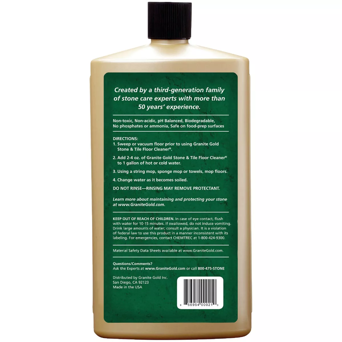 Granite Gold 32 Oz. Concentrate Stone and Tile Floor Cleaner - photo 2