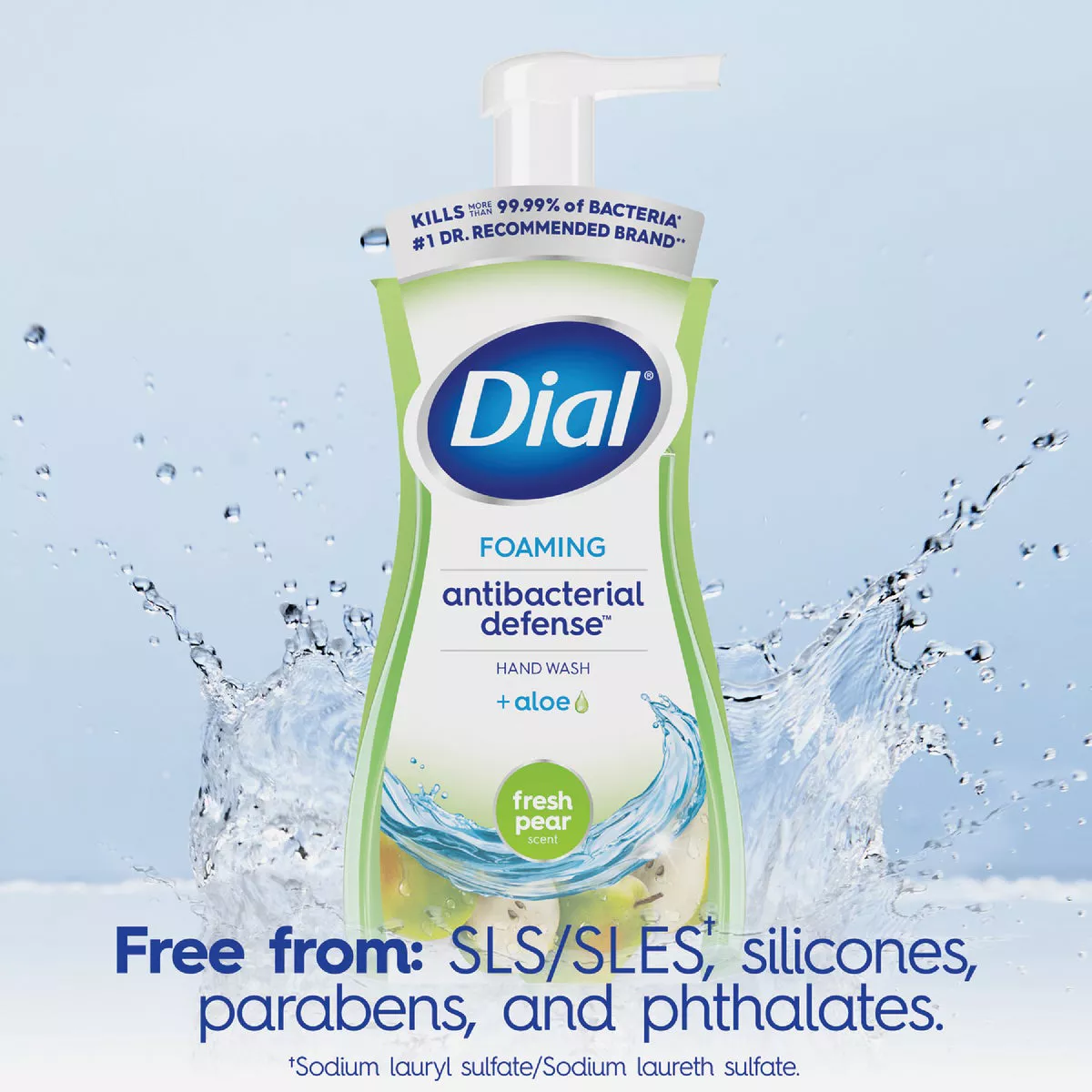 Dial Antibacterial Defense 7.5 Oz. Pear + Aloe Foaming Hand Soap - photo 4