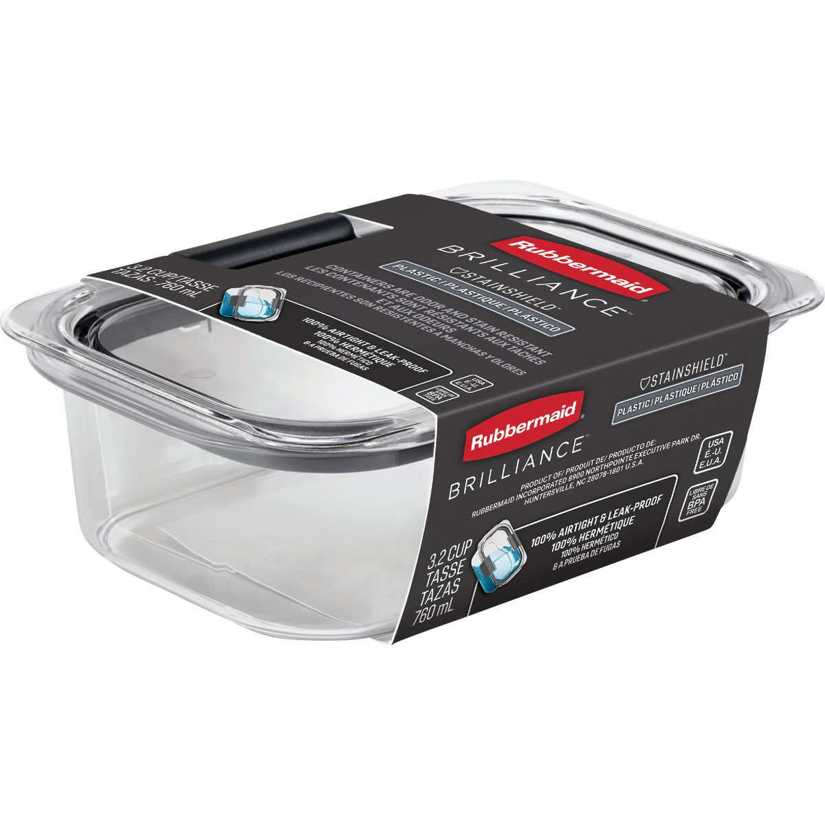 Save on Rubbermaid Brilliance Glass Oven Safe Food Container 3.2 Cup Order  Online Delivery