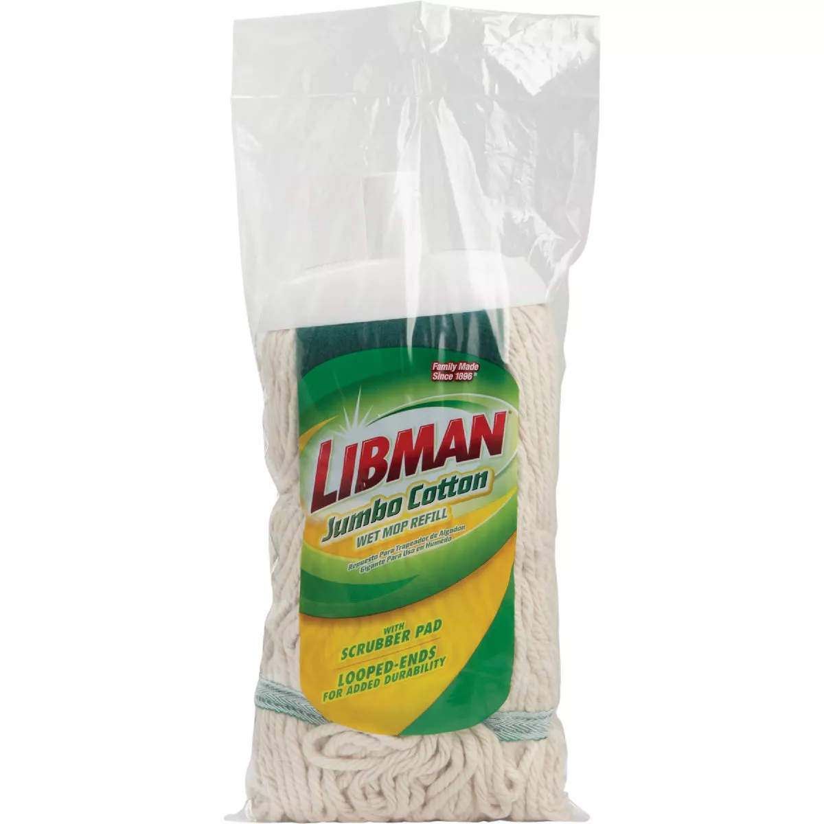 Libman 10.5 In. Cotton Jumbo Wet Mop Refill - photo 2