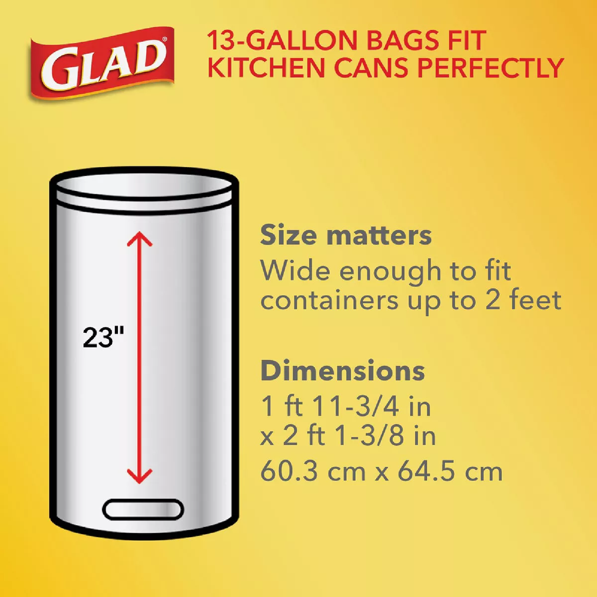 Glad Febreze 13 Gal. Fresh Scent Tall Kitchen White Trash Bag (40-Count) - photo 3