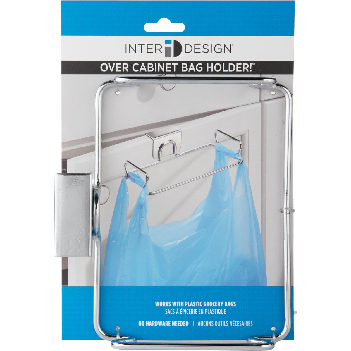 iDesign Classico Chrome W x H x L Bag Holder