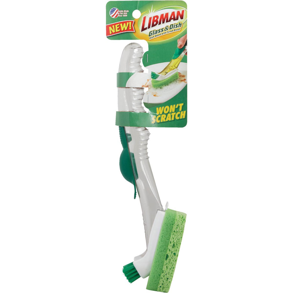 Libman Scrub Brush Kit Green White