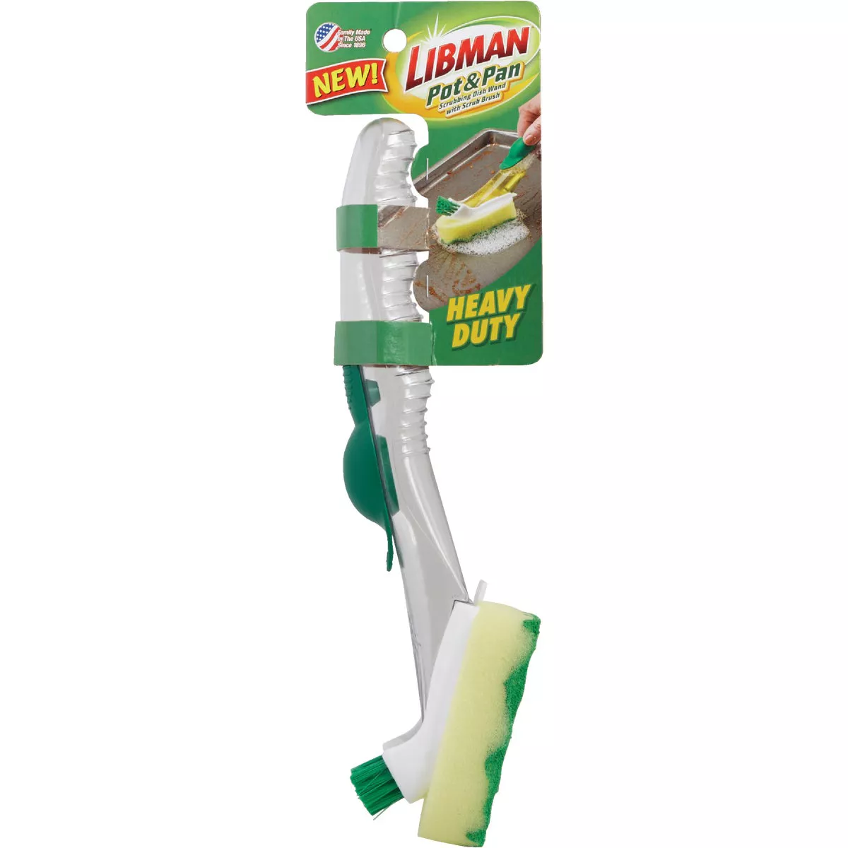 Libman Green 95% Recycled PET Water Bottles Polypropylene Dish Brush - photo 2