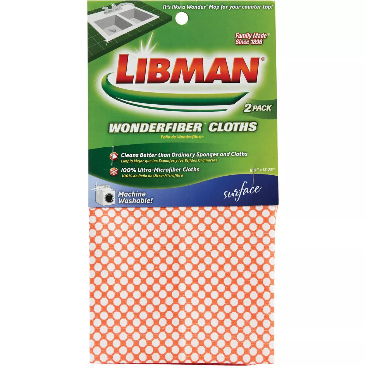 Libman Wonderfiber Cleaning Cloths (2 Count) - photo 2