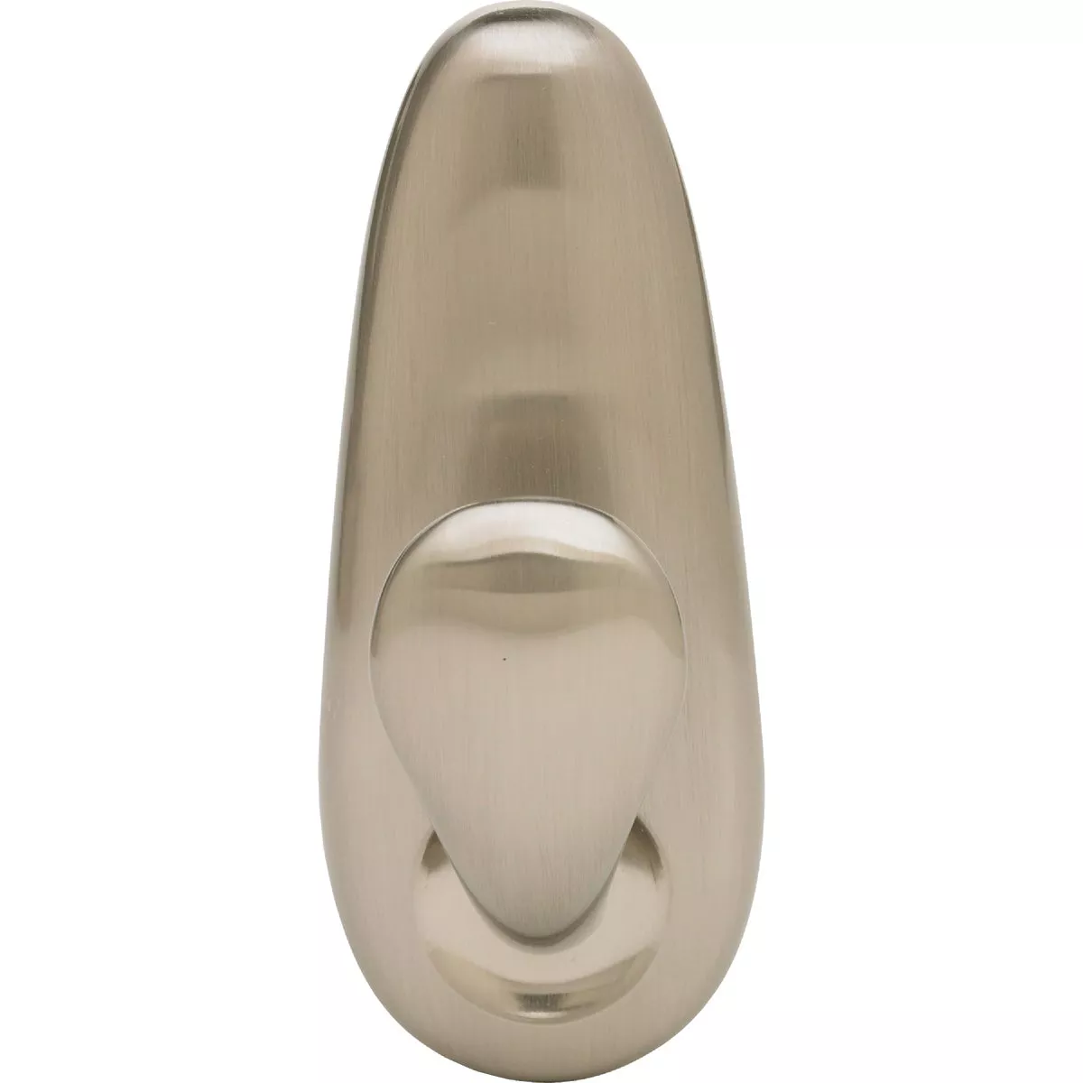 Command Large Forever Classic Hook, Brushed Nickel, 1 Hook, 2 Strips - photo 3