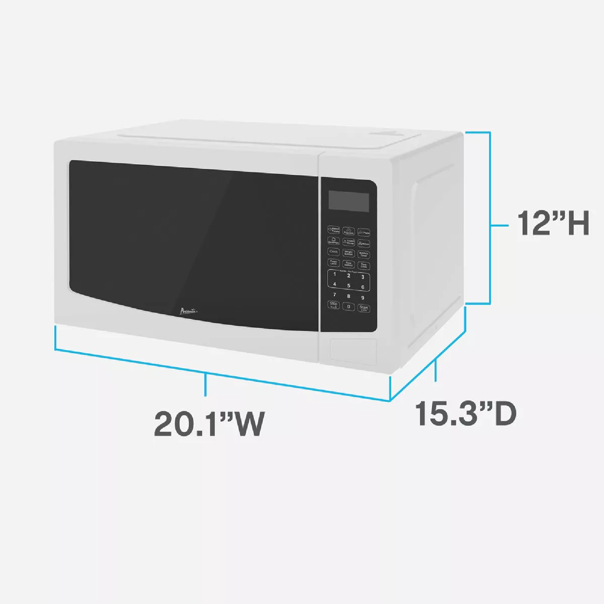 Avanti 1.1CF 1000W White Countertop Microwave - photo 2