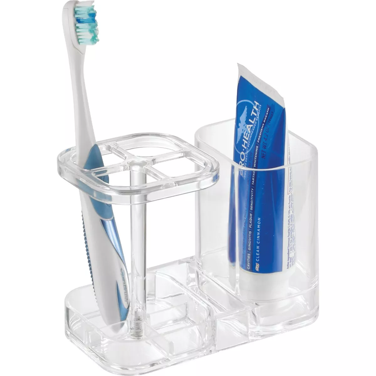 iDesign Med+ Clear Toothbrush Holder