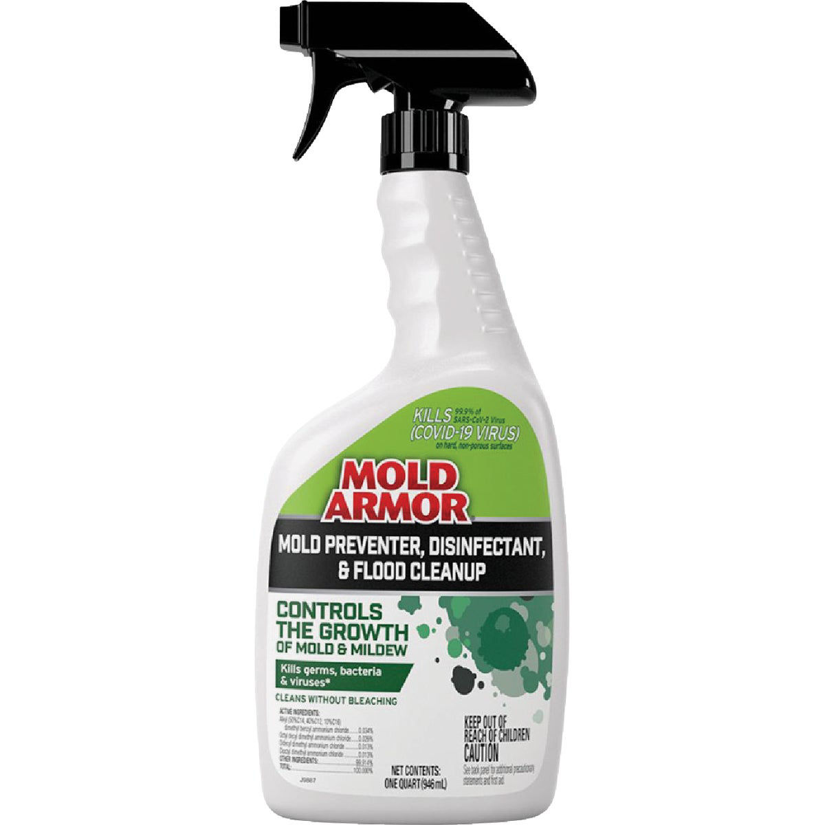 Goof Off FG552 Mold Armor Mold Remover and Disinfectant 32 oz