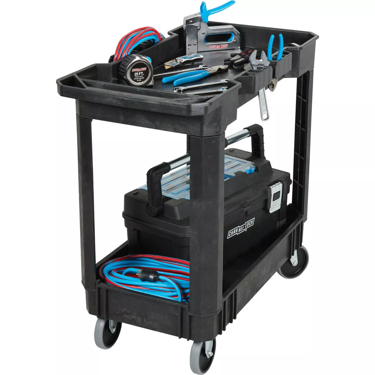 Channellock Heavy-Duty 240 Lb./Shelf Utility Cart - photo 4