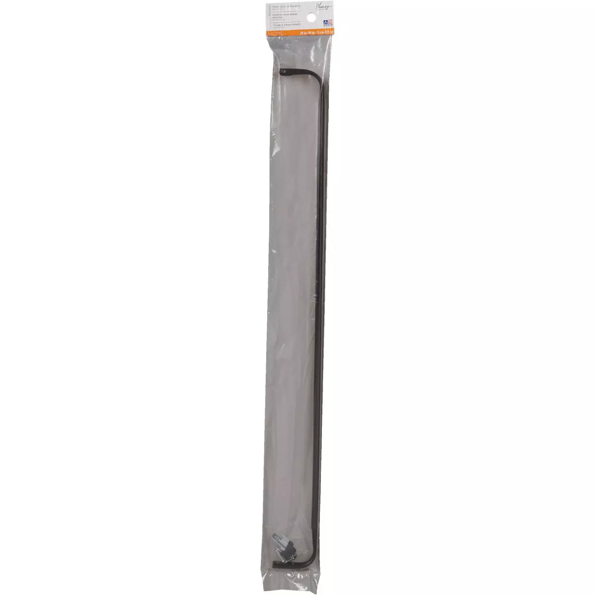 Kenney 28 In. To 48 In. 1 In. Single Curtain Rod, Espresso - photo 2