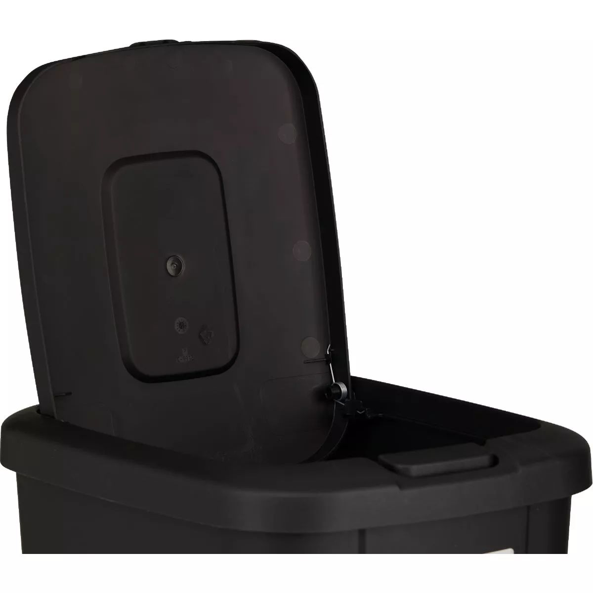 Hefty 13 Gal. Black Wastebasket with Lid - photo 2