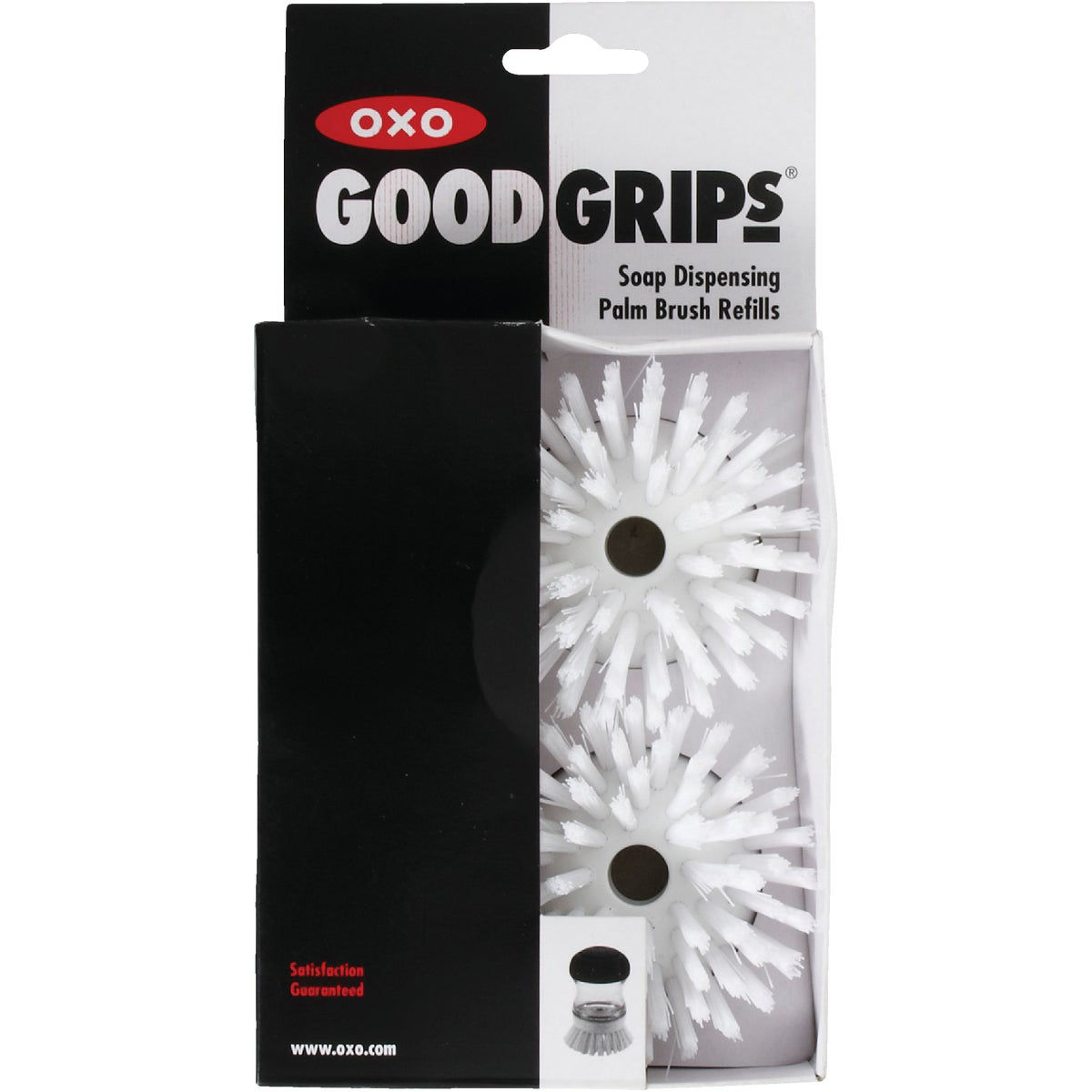 OXO Good Grips Palm Soap Dispensing Brush Refill, (2-Pack)