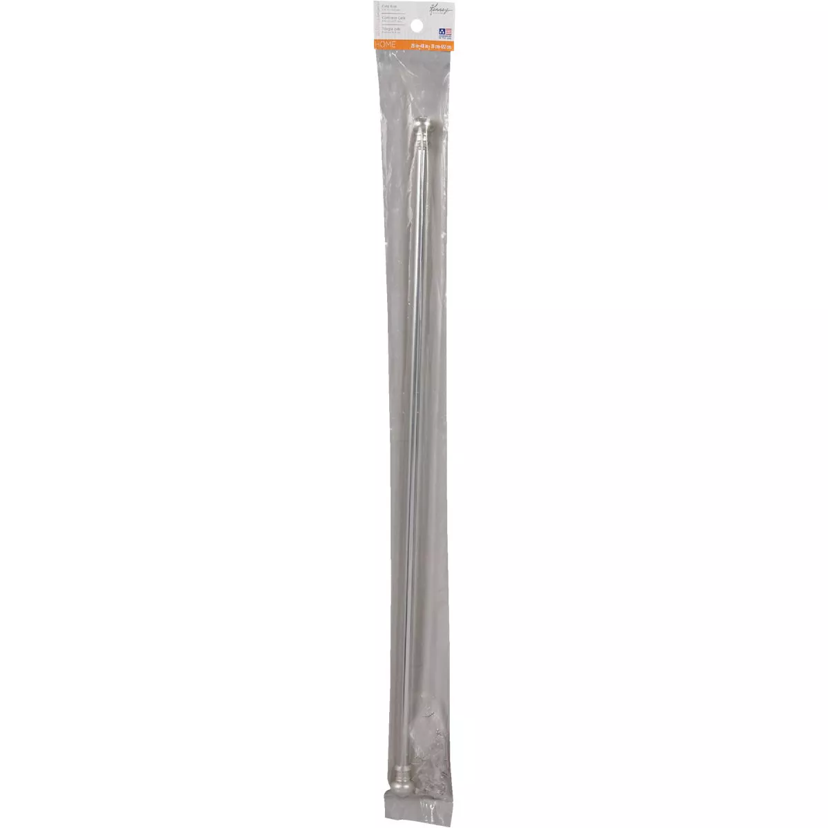 Kenney Ashby 28 In. To 48 In. 7/16 In. Satin Silver Standard Cafe Rod - photo 2