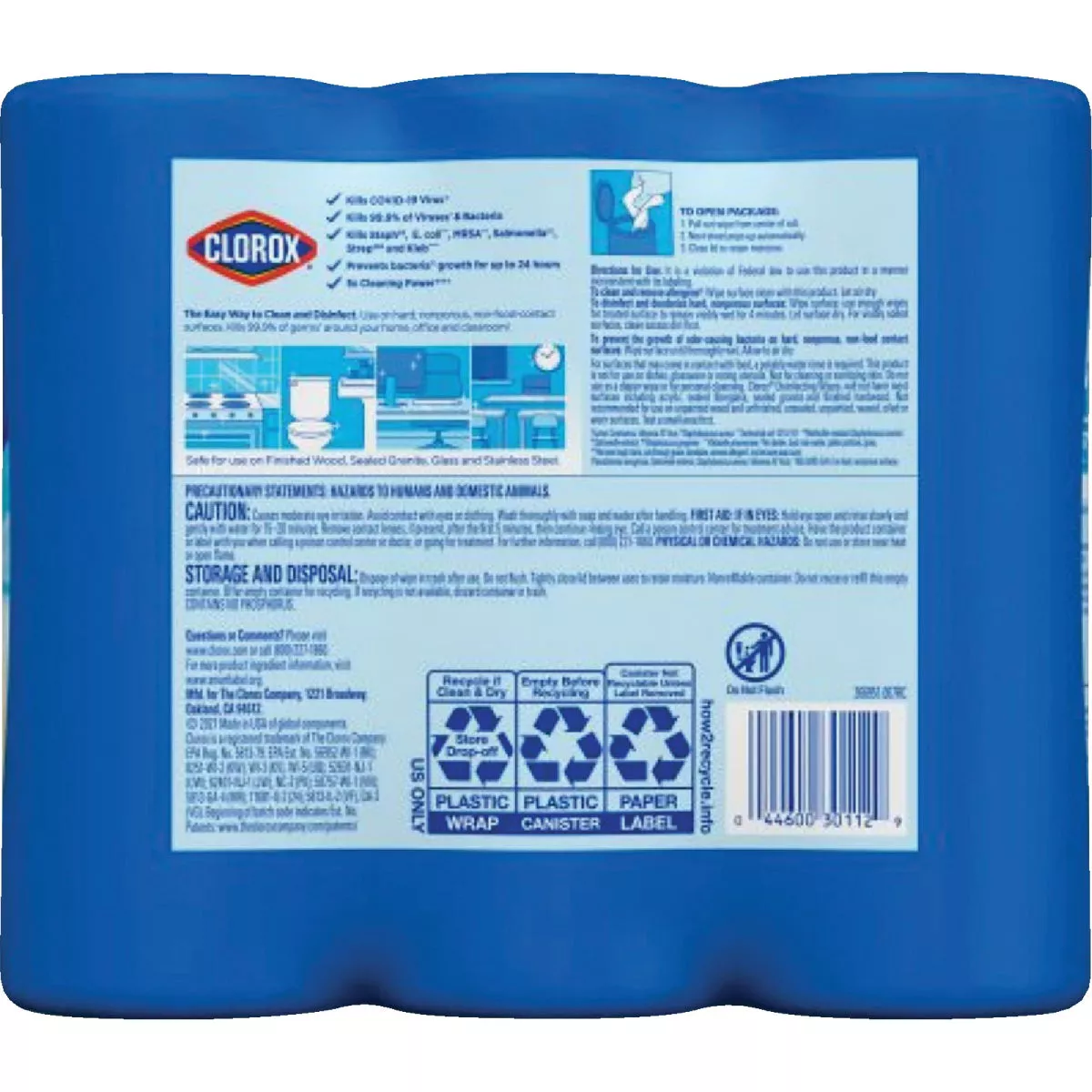 Clorox Disinfecting Cleaning Wipes Tub (3-Pack, 35 Each) - photo 3