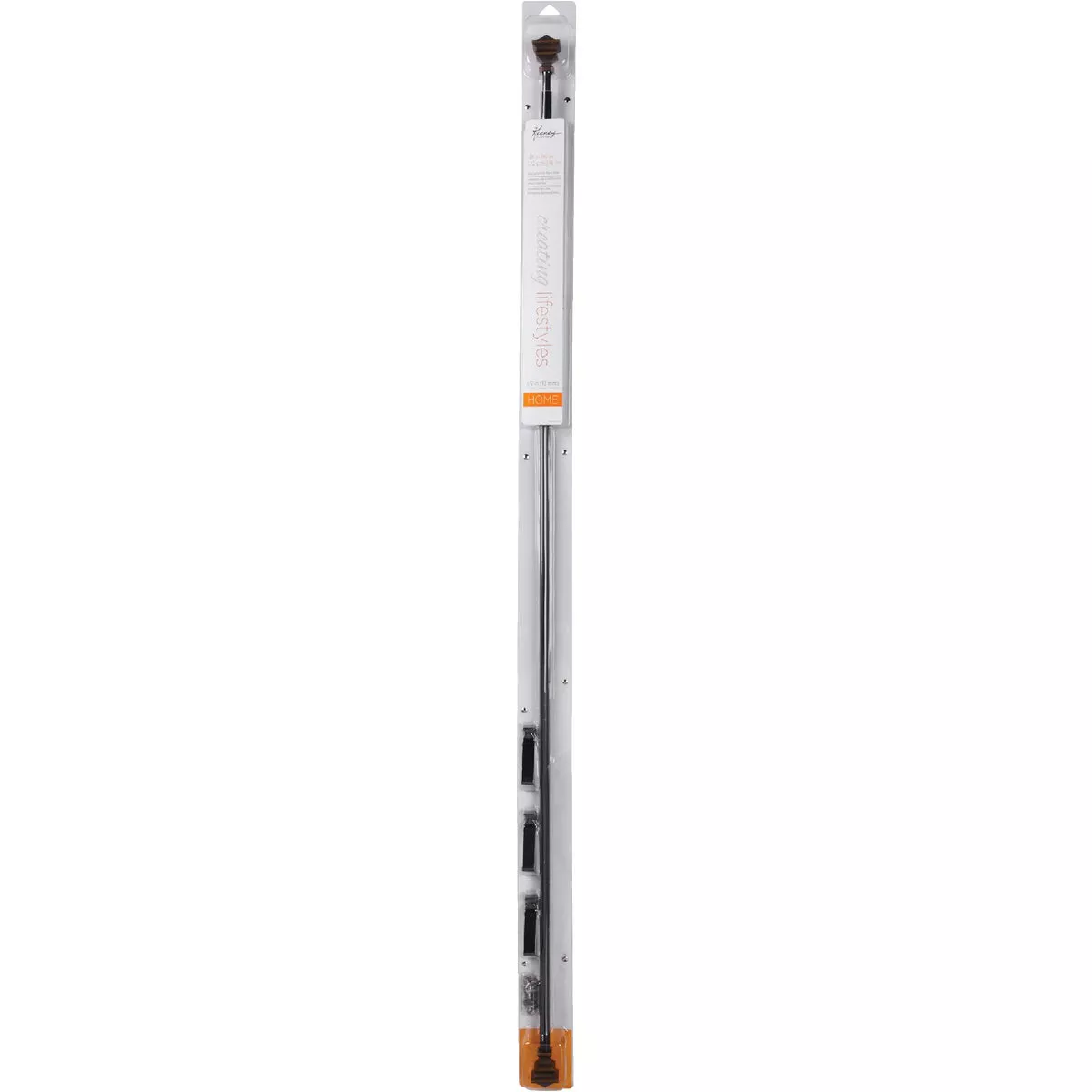 Kenney Arts & Crafts 48 In. To 86 In. 1/2 In. Single Oil Rubbed Bronze Curtain Rod - photo 2