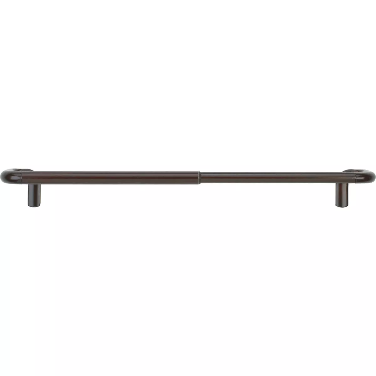 Umbra Twilight Wrap Around 48 In. To 88 In. 3/4 In. Single Curtain Rod, Auburn Bronze