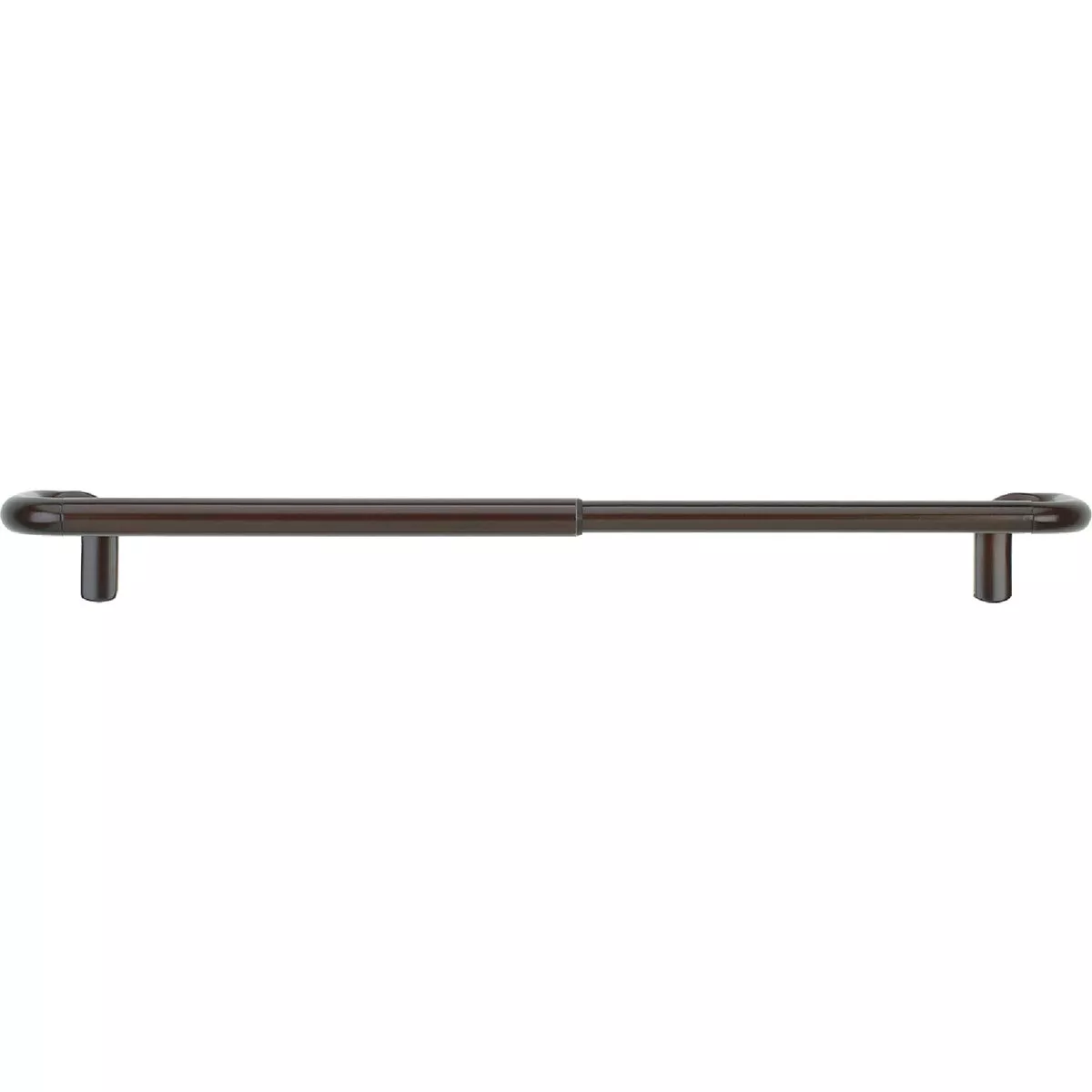 Umbra Twilight Wrap Around 88 In. To 144 In. 3/4 In. Single Curtain Rod, Auburn Bronze