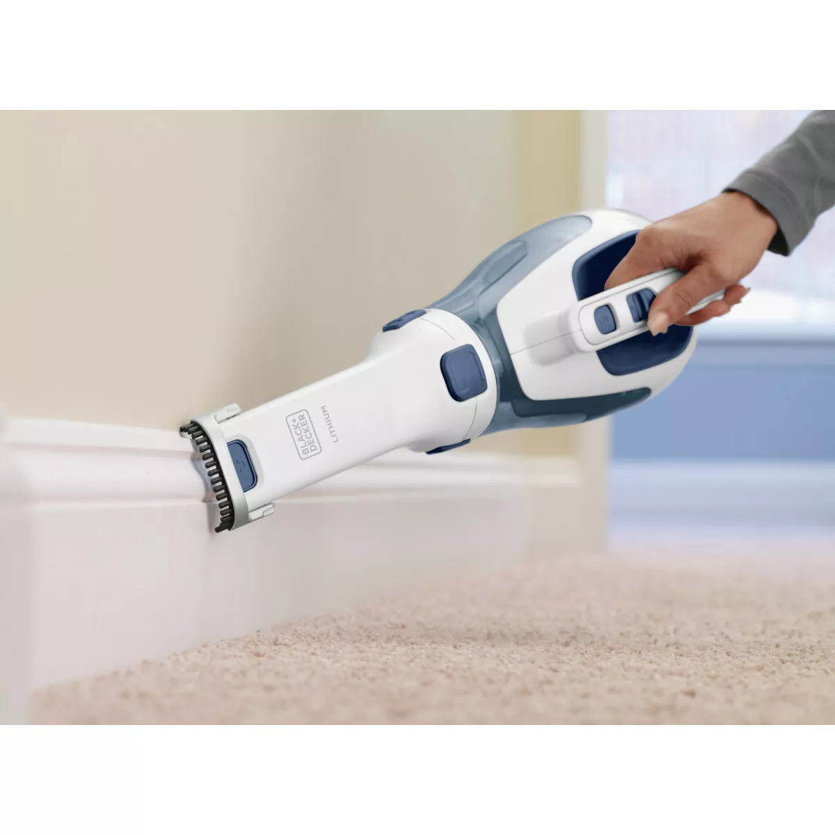 Black & Decker Dustbuster 10.8V Cordless Handheld Vacuum Cleaner, Magic Blue - photo 6