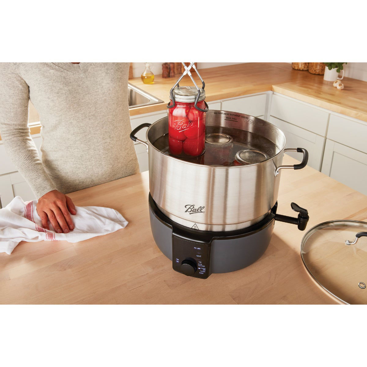 FreshTECH 21 qt Electric Water Bath Canner & Multicooker by Ball at Fleet  Farm