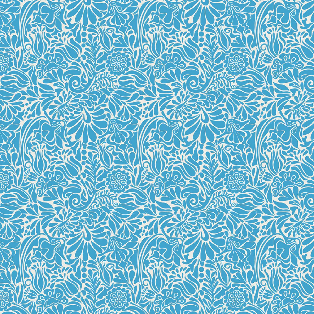 Con-Tact Creative Covering 18 In. x 9 Ft. Batik Blue Self-Adhesive Shelf Liner