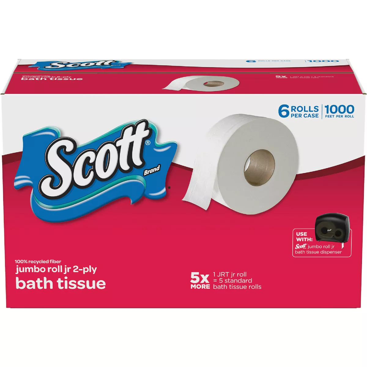 Scott Commercial Dispenser Toilet Paper (6 Jumbo Rolls) - photo 2