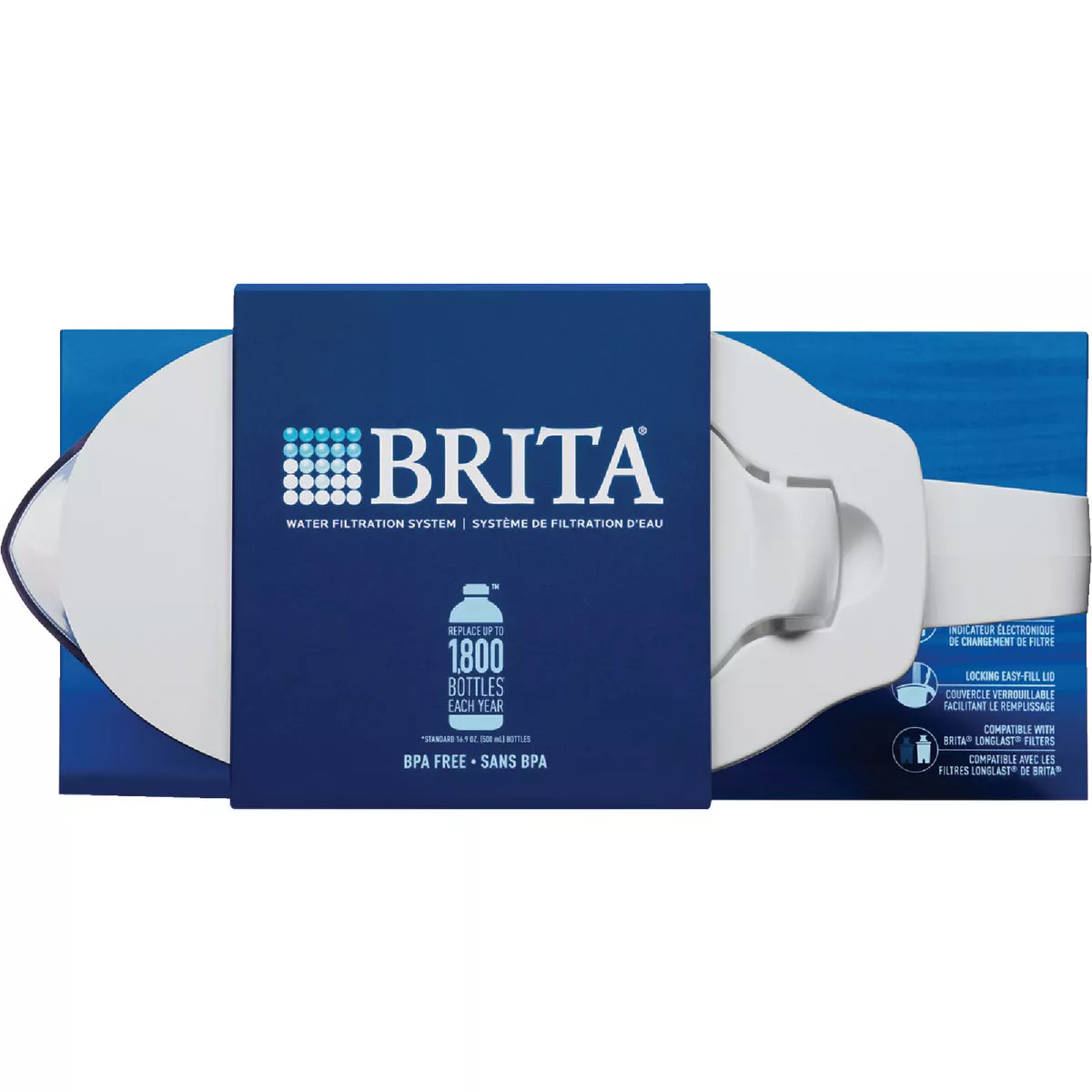 Brita White 6-Cup Water Filter Pitcher - photo 4