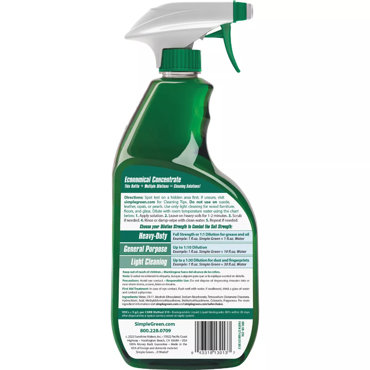 Simple Clean 24 Oz. Original Cleaner and Degreaser - photo 2