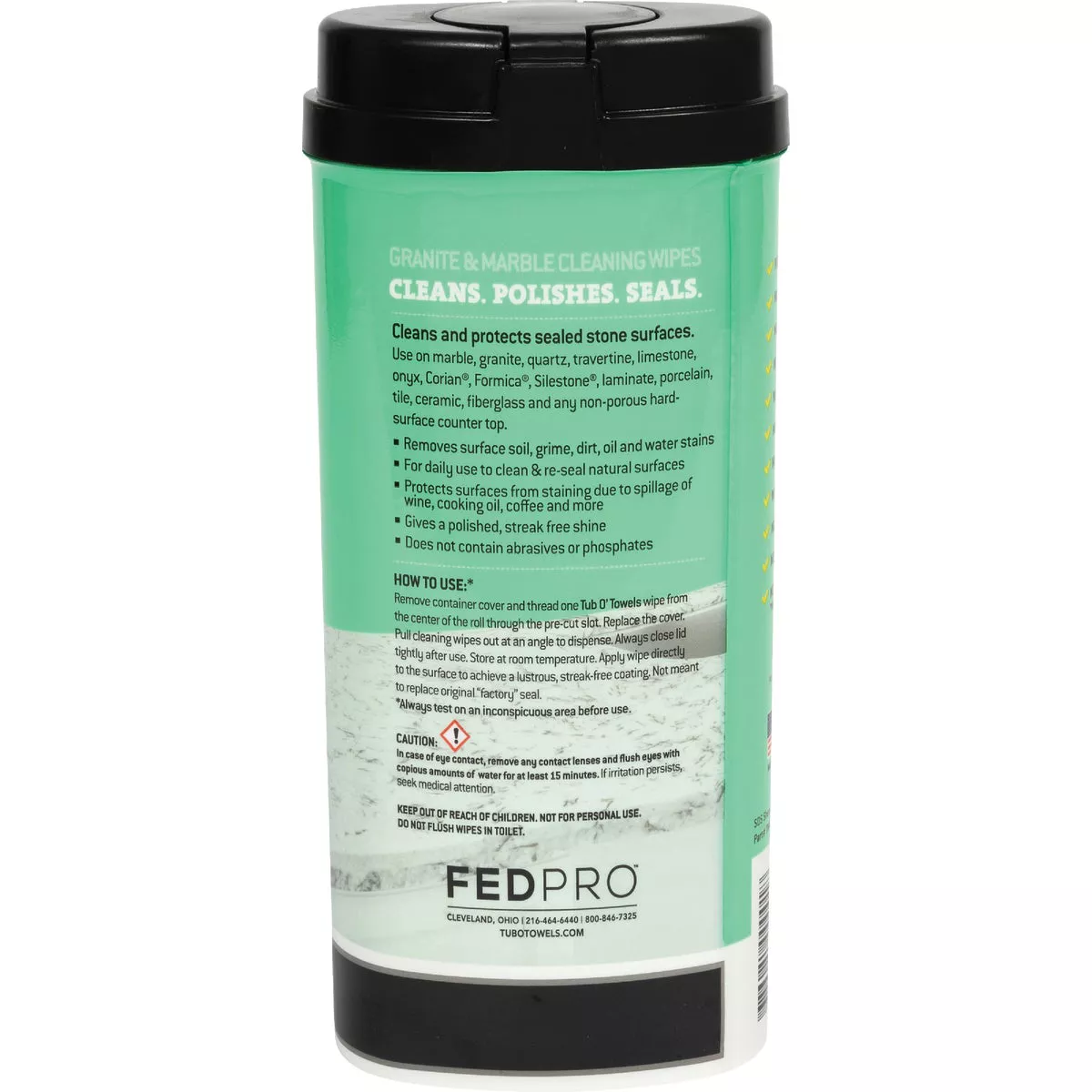 Tub O' Towels Granite & Marble Wipes (40-Count) - photo 3